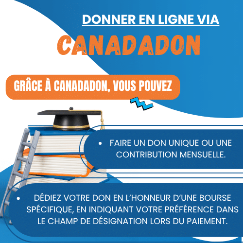Fonds de bourses d'études LRHS 1 Blue and Orange Modern Education Loan Help Instagram Post 500 x 500 px 6