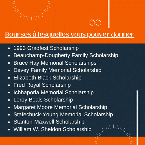 Fonds de bourses d'études LRHS 3 Orange No Pain No Gain Quote Poster 500 x 500 px 2