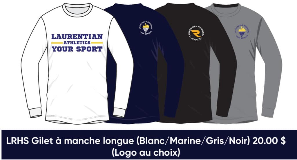 Boutique scolaire 3 LRHS T shirt long sleeve FR