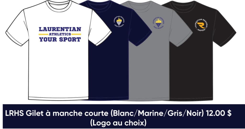 Boutique scolaire 7 LRHS T shirt short sleeve FR