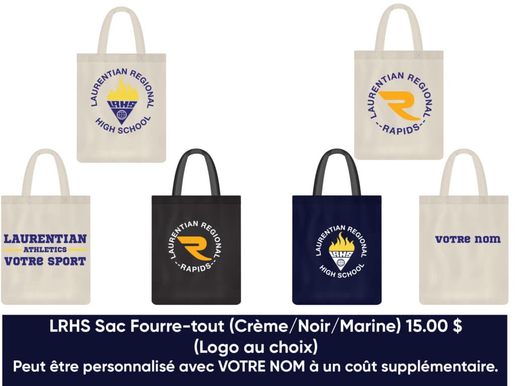 Boutique scolaire 8 LRHS tote bag FR